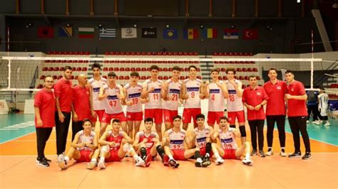 1­9­ ­Y­a­ş­ ­A­l­t­ı­ ­E­r­k­e­k­ ­M­i­l­l­i­ ­V­o­l­e­y­b­o­l­ ­T­a­k­ı­m­ı­ ­B­a­l­k­a­n­ ­Ş­a­m­p­i­y­o­n­a­s­ı­­n­d­a­ ­y­a­r­ı­ ­f­i­n­a­l­d­e­